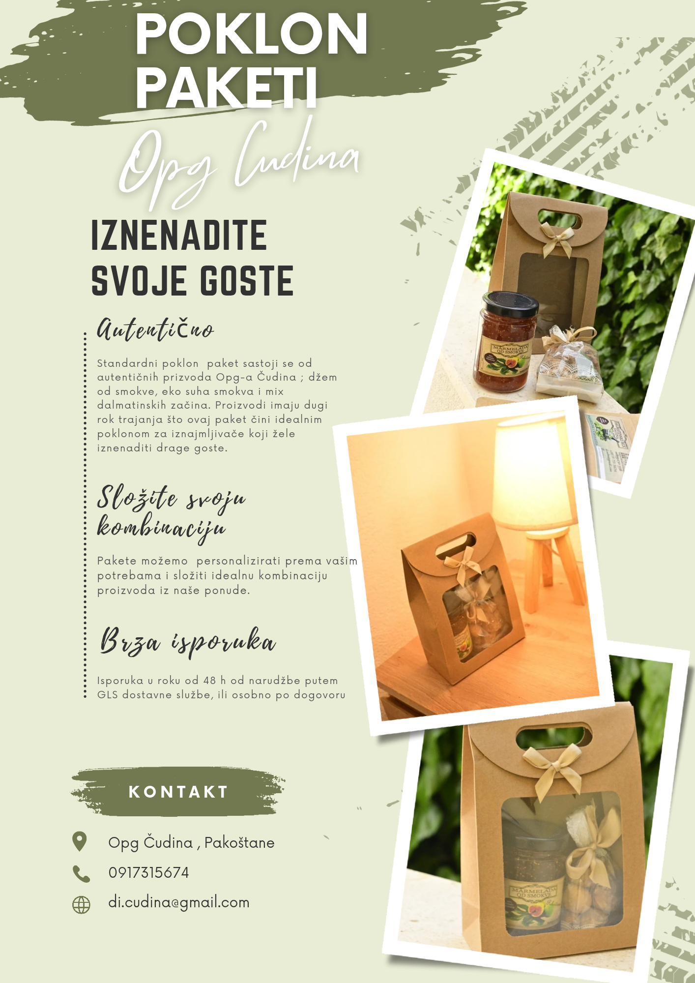 Poklon paket ** ideja za iznajmljivače**