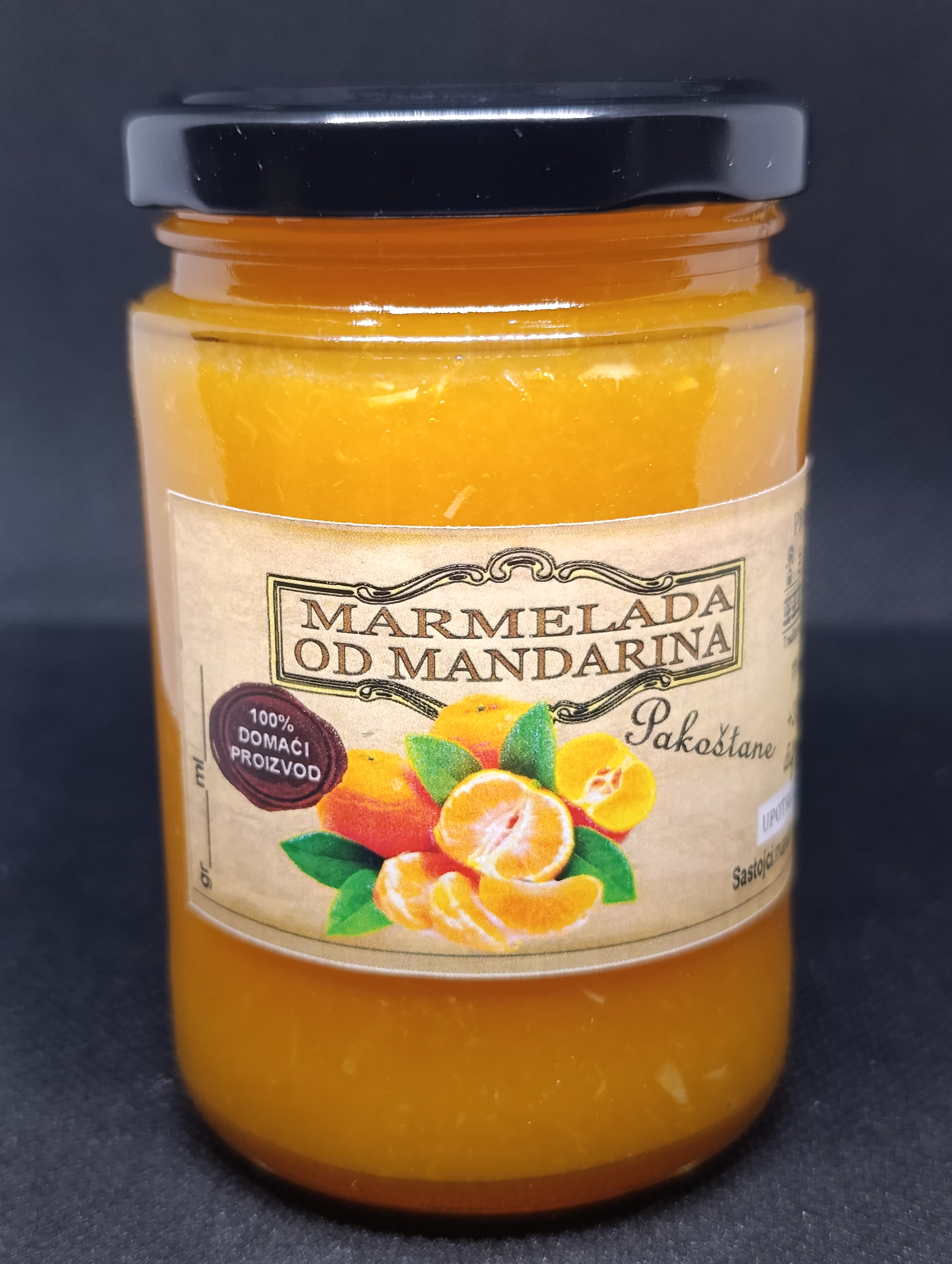 Marmelada od eko mandarine - 370ml