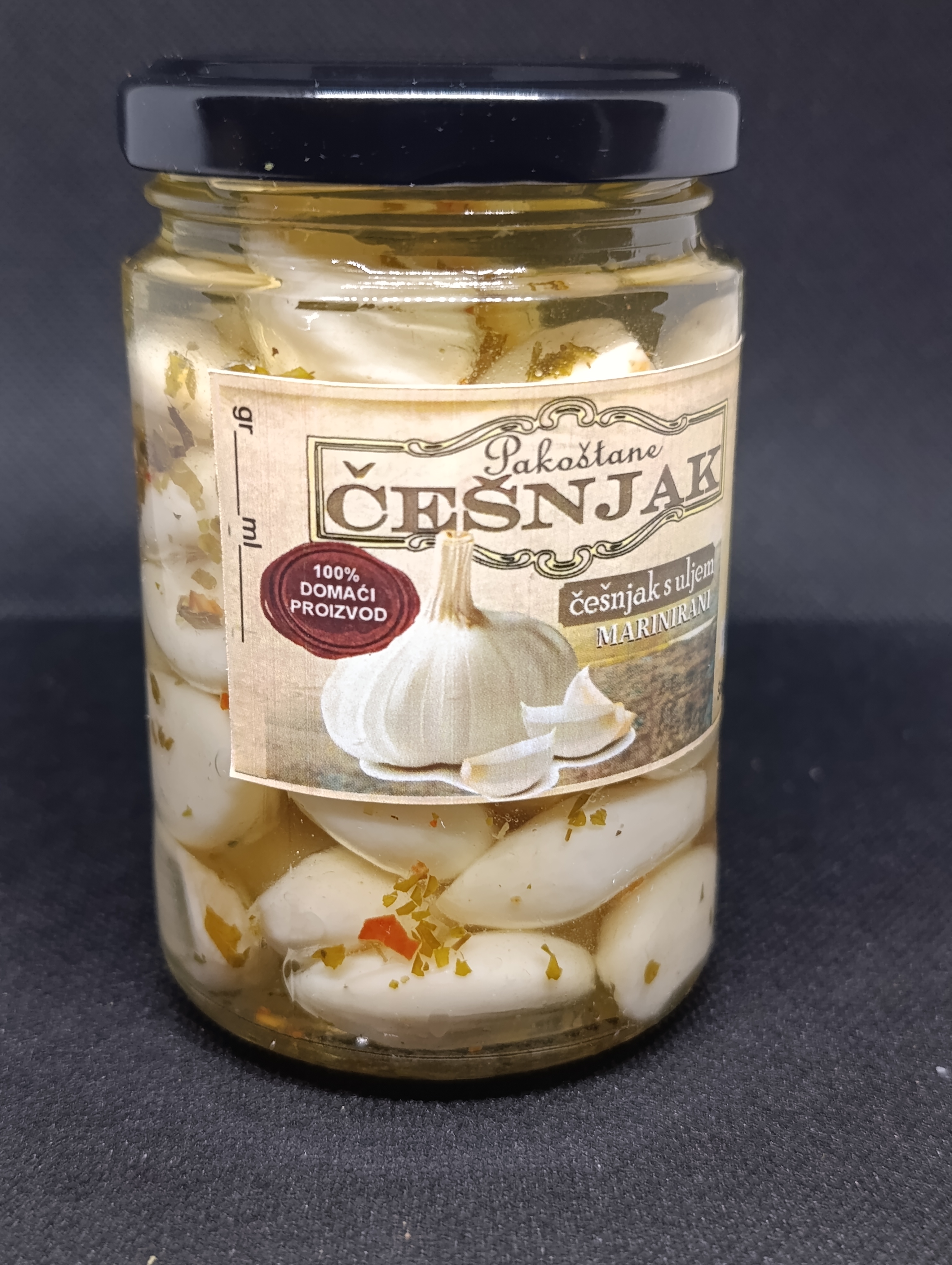 Marinirani domaći češnjak 212 ml