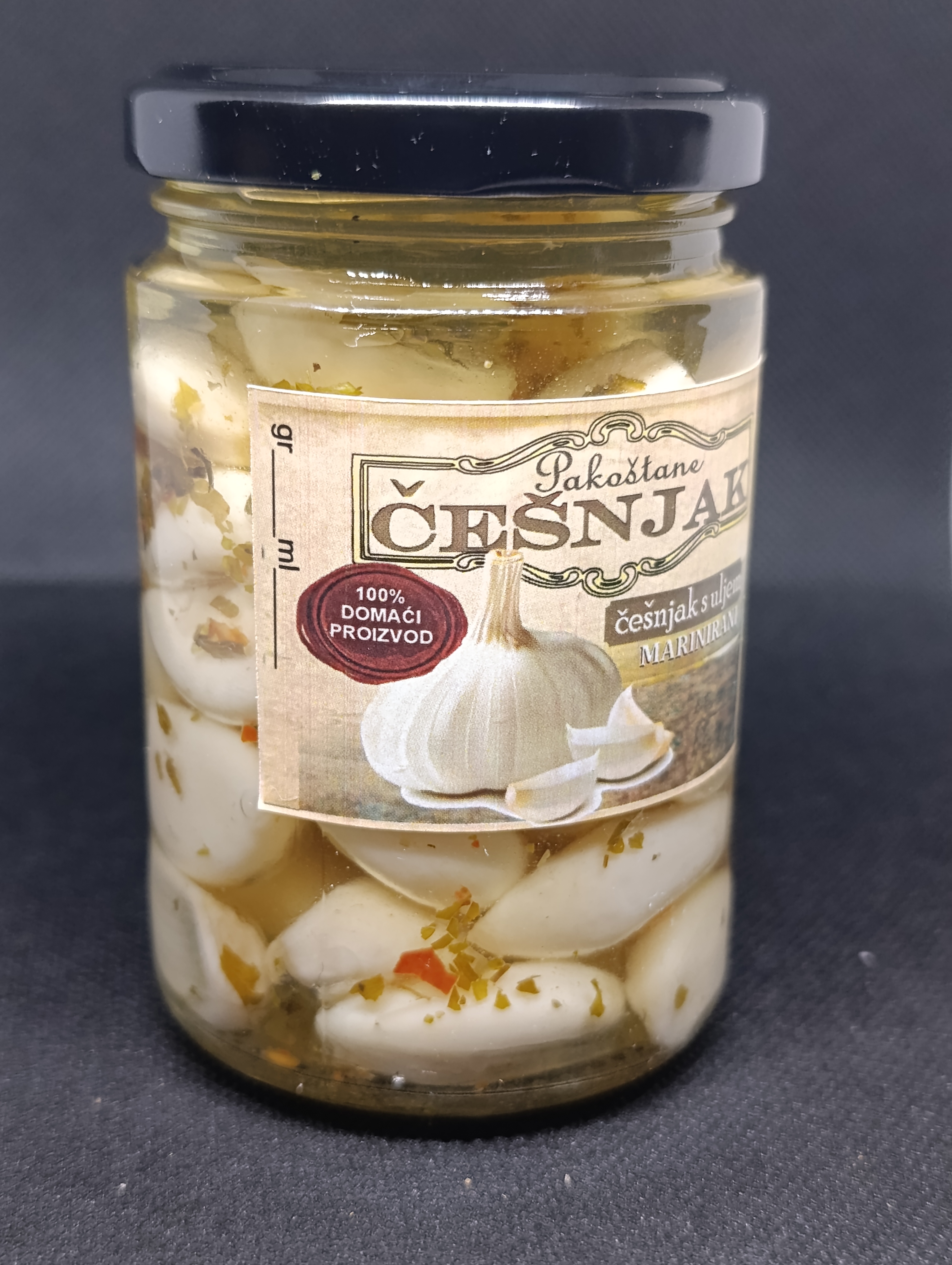 Marinirani domaći češnjak 370 ml