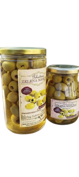 Otkoštene zelene masline 370 ml