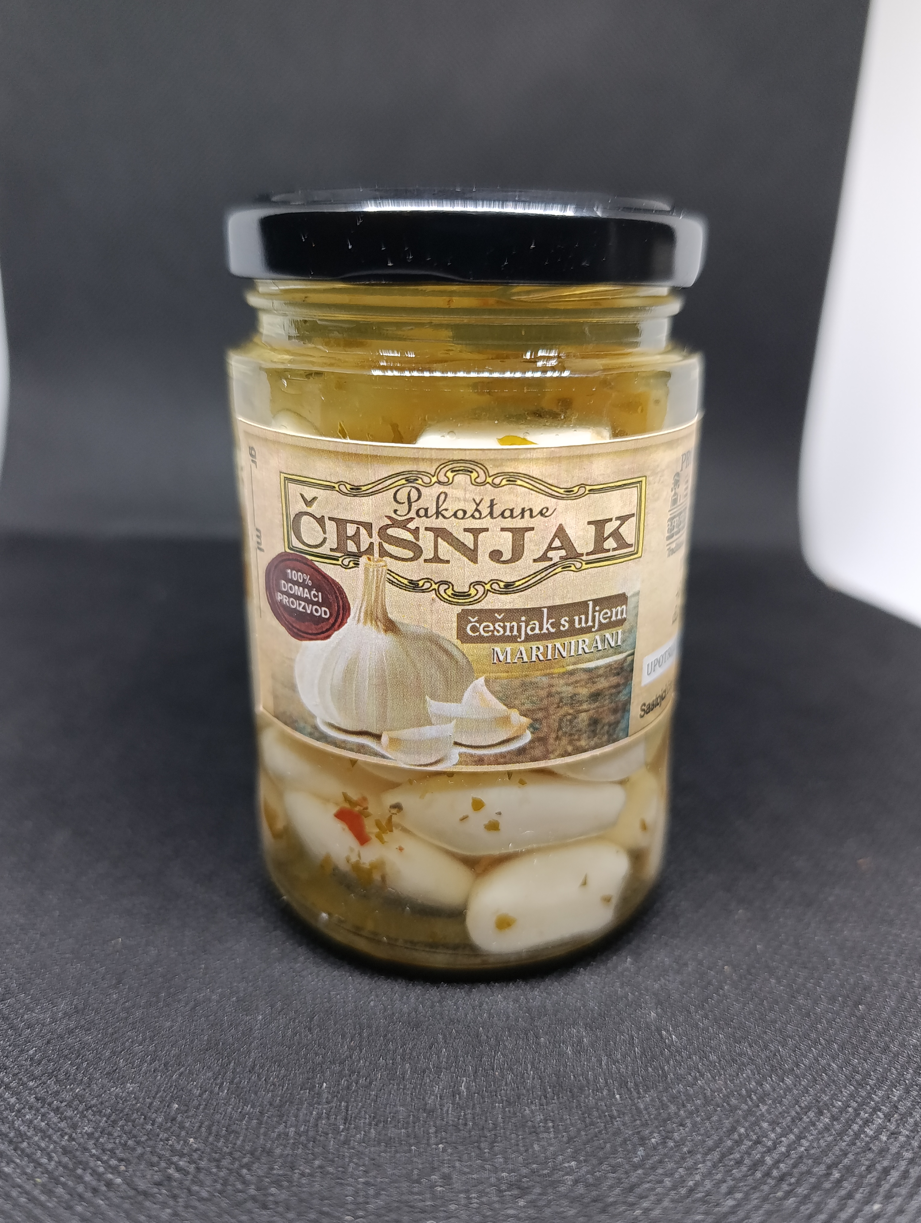 Marinirani domaći češnjak 370 ml